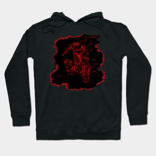 Last of his kind - Black and red edition Hoodie